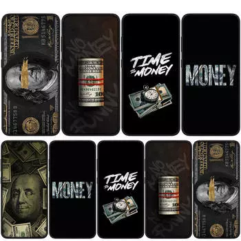 для Samsung Galaxy S24 S23 iPhone 16 15 14 Xiaomi Redmi Note 13 12 11 10 Plus 9 Pro Max X XR Чехол для телефона Money 100 Dollars Wallpaper OPPO Huawei Cover for iPhone 13 Mini болюс