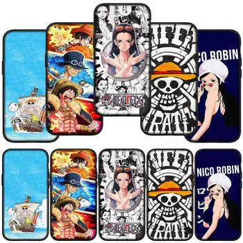 для Samsung Galaxy S24 S23 iPhone 16 15 14 Xiaomi Redmi Note 13 12 11 10Plus 9 Pro Max X XR чехол для телефона Lovely Nico Robin One Piece Luffy OPPO Huawei for iPhone 15 Pro болюс