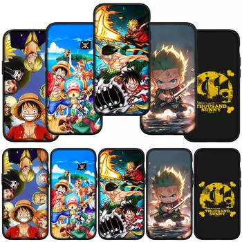 для Samsung Galaxy S24 S23 iPhone 16 15 14 Xiaomi Redmi Note 13 12 11 10Plus 9 Pro Max X XR чехол для телефона One Piece Luffy Roronoa Zoro OPPO Huawei Cover for Samsung Galaxy A30 олений