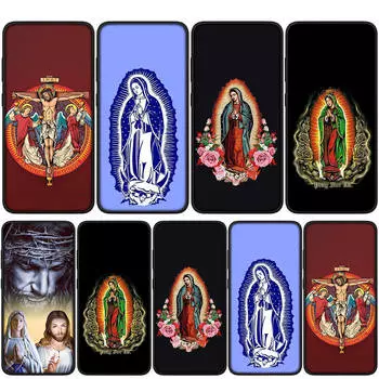 для Samsung Galaxy S24 S23 iPhone 16 15 14 Xiaomi Redmi Note 13 12 11 10 8 Plus 9 Pro Max X XR A16 чехол для телефона Virgen de Guadalupe OPPO Huawei Cover for Samsung Galaxy A20S аэро
