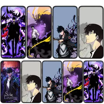 для Samsung Galaxy S24 S23 iPhone 16 15 14 Xiaomi Redmi Note 13 12 11 10 8 Plus 9 Pro Max X XR чехол для телефона Poster Solo Leveling Arise OPPO Huawei Cover for Samsung Galaxy A05S аэро