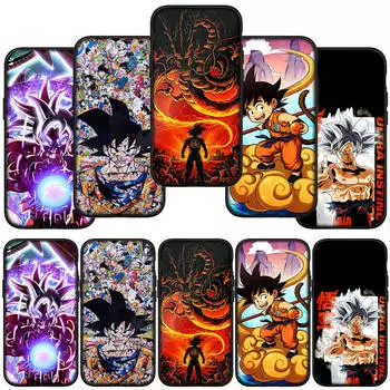 для Samsung Galaxy S24 S23 iPhone 16 15 14 Xiaomi Redmi Note 13 12 11 10Plus 9 Pro Max X XR чехол для телефона Super Dragon Ball Goku DragonBall OPPO Huawei for iPhone (6)(6s) аэро