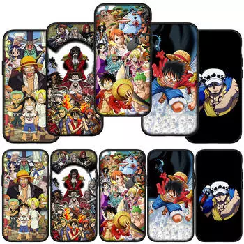 для Samsung Galaxy S24 S23 iPhone 16 15 14 Xiaomi Redmi Note 13 12 11 10Plus 9 Pro Max X XR чехол для телефона One Piece Roronoa Zoro Luffy OPPO Huawei Cover for Redmi 9C NFC аэро