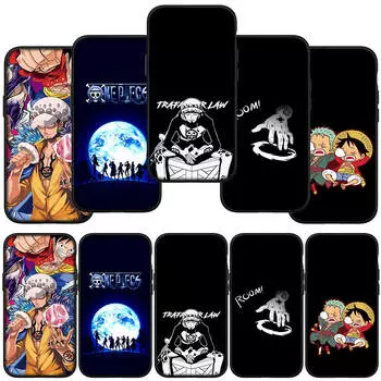 для Samsung Galaxy S24 S23 iPhone 16 15 14 Xiaomi Redmi Note 13 12 11 10Plus 9 Pro Max X XR Чехол Обои Trafalgar Law Luffy One Piece OPPO Huawei for iPhone XS ceil
