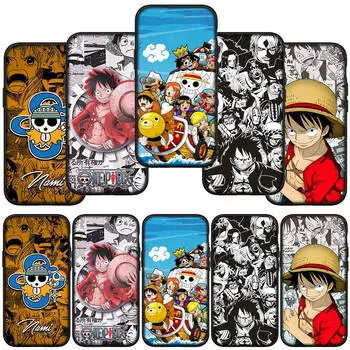 для Samsung Galaxy S24 S23 iPhone 16 15 14 Xiaomi Redmi Note 13 12 11 10Plus 9 Pro Max X XR чехол для телефона Lovely Nami One Piece Luffy OPPO Huawei Cover for Samsung Galaxy S22 Ultra олений
