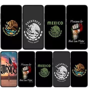 для Samsung Galaxy S24 S23 iPhone 16 15 14 Xiaomi Redmi Note 13 12 11 10 8 Plus 9 Pro Max X XR 14C чехол для телефона с флагом Мексики мексиканский OPPO Huawei чехол for Samsung Galaxy A71 аэро