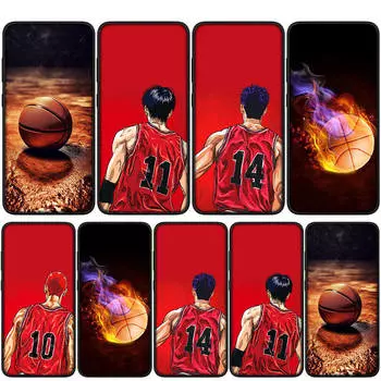 для Samsung Galaxy S24 S23 iPhone 16 15 14 Xiaomi Redmi Note 13 12 11 10 Plus 9 Pro Max X XR чехол для телефона Cartoon Slam Dunk Basketball OPPO Huawei Cover for Samsung Galaxy A35 5G экрю