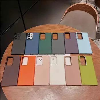 Для Samsung Galaxy S24 S23 S22 Plus Ultra 5G прочный металлический большой объектив с отверстием под рамку, защитный чехол для ПК, задняя крышка S22 чёрный