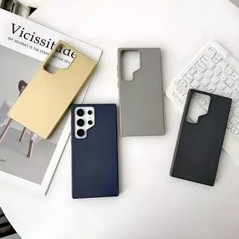 Для Samsung Galaxy S24 S23 Ultra Plus противоударный жесткий ПК для Magsafe магнитный тонкий квадратный чехол Samsung Galaxy S24 чёрный