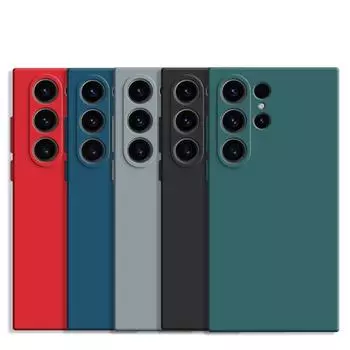 Для Samsung Galaxy S24 Ultra чехол Samsung Galaxy S24 Plus S24 Ultra 5G чехол роскошный TPU противоударный жидкий силиконовый чехол для телефона For Samsung S24Ultra чёрный