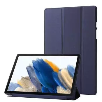 Для Samsung Galaxy Tab A8 10.5 2021 тройной кожаный чехол из ТПУ с горизонтальной откидной крышкой For Samsung Galaxy Tab A8 10.5 2021 синий