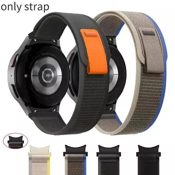 Для Samsung Galaxy Watch 5 Pro 45 мм 4 классический 46 мм нейлоновый ремешок для часов с петлей Trail Correa Galaxy Watch 5 4 44 мм 40 мм ремешок для часов