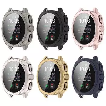 Для Samsung Galaxy Watch 7 40 мм/44 мм жесткий чехол закаленное стекло защитное стекло для экрана анти-падение + замена корпуса на Galaxy Watch Ultra Galaxy Watch 7 40mm
