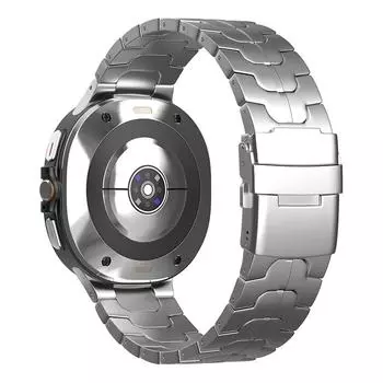 Для Samsung Galaxy Watch Ultra 47 мм Титановый ремешок для часов Замена браслета Silver