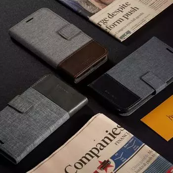 Для Samsung Galaxy Xcover 4s/J2 Pro (2018)/S10e/S22/A11/M32/M14/A51/A22... Модели серии Сращивание с откидной подставкой, бумажник, сумка для телефона, кожаный чехол с картой Samsung Galaxy F52 5G чёрный