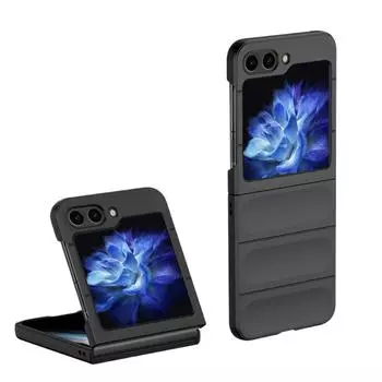 Для Samsung Galaxy Z Flip5 4 3 5g задняя крышка телефона чехол мягкий жидкий силикон противоударный защитный чехол Funda Coque For Z Flip5 светло-фиолетовый