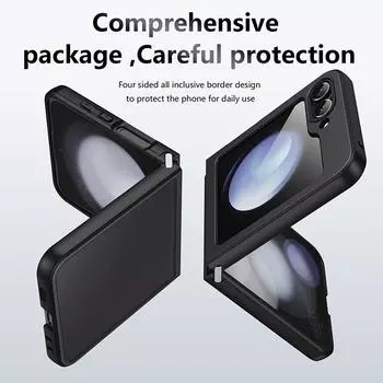 Для Samsung Galaxy Z Flip5 Flip6 Flip 6 4 5 матовый против отпечатков пальцев прозрачный противоударный чехол из ТПУ с защитой от падения, не желтеющий, защитная задняя крышка Z Flip4 прозрачный