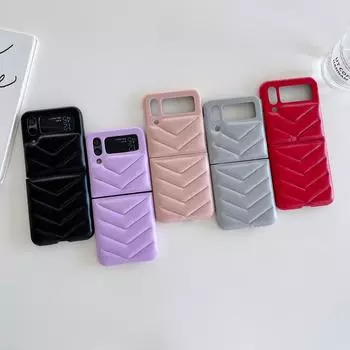 Для Samsung Galaxy Z Flip 4 3 Flip4 Zflip3 чехол элегантный приятный для кожи матовый мягкий силиконовый складной противоударный чехол аксессуары for Galaxy Z Flip 4 фиолетовый