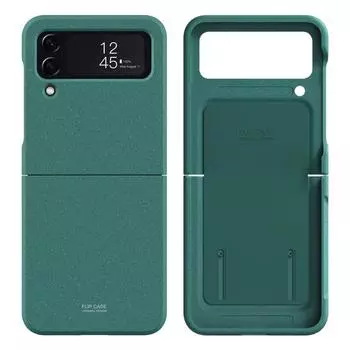 Для Samsung Galaxy Z Flip 4 5g Тонкий матовый складной чехол с защитой от падения, тонкий чехол для телефона с каменным песком и защитой от отпечатков пальцев For Galaxy Z Flip 4 фиолетовый