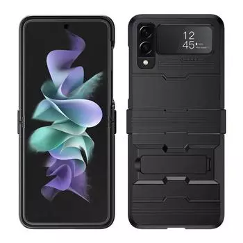 Для Samsung Galaxy Z Flip 4 5g «Все включено» чехол для телефона с подставкой и защитой от падений, чехол без отпечатков пальцев для Galaxy Z Flip 4 For Galaxy Z Flip 4 зелёный