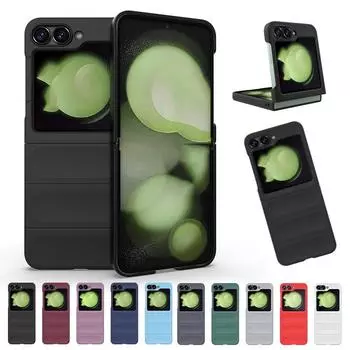 Для Samsung Galaxy Z Flip 6 5 4 3 Flip6 Flip5 Flip4 Матовый противоотпечатковый супер противоударный объектив с защитным чехлом Z Flip3 белый