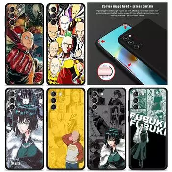 для Samsung s20 fe Чехол Galaxy s21 ultra s22 s10 s20 s8 plus s22ultra Note 20ultra 10plus Funda One Push Man Saitama And Fubuki Samsung S22 5G