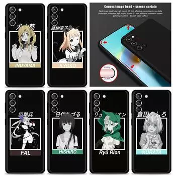 для samsung s21 чехол Galaxy s20 fe s21 ultra s20 s22 s10 s8 s9 plus s22ultra Note 20ultra 10plus Чехлы Аниме Девушка Кёко Фал Samsung S22 5G
