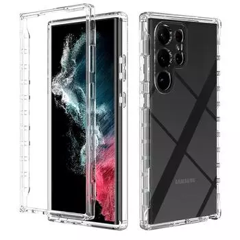 Для Samsung S23 Ultra S24 Plus S22 S21 S20 FE A55 A35 A15 A54 A34 A14 A05S Прозрачный чехол из ТПУ и силикона для Samsung Galaxy S23 for Galaxy S22 Ultra