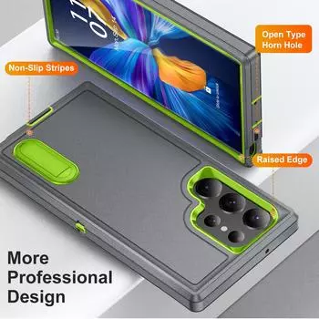 Для Samsung S23 Ultra сверхпрочный защитный чехол без отпечатков пальцев для Samsung Galaxy S23 Ultra S 23 Plus 5g аксессуары для телефонов for Galaxy S23 чёрный