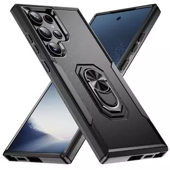 для Samsung S25 S24 Защитный противоударный чехол для Samsung Galaxy S25 Ultra S24 S23 FE S22 S21 Plus 5G Чехлы for Galaxy S25 чёрный