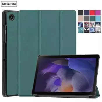 Для Samsung Tab A8 10,5 2021 SM-X200 SM-X205 Умный кожаный противоударный чехол с откидной крышкой для Tab A7 Lite 10,4 SM-T500 SM-T220 Чехол A8 10.5 2021 X205