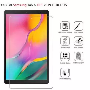 Для Samsung Tab A 10,1 (2019) Т510 Т515 / ТАБ А 8.0 (2019) / Tab S6 Lite Закаленное стекло 9H 2.5D Защитная пленка для экрана Tab A 8.0 2019 T290 чистый
