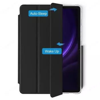 Для Samsung Tab S7 S8 S9 11 FE 10.9 Plus S10 12.4 дюймовый чехол магнитный смарт-чехол для Tab A9 8.7 Plus 11 A8 держатель карандаша Funda A9 8.7 inch серый