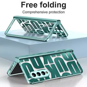 для samsung z fold4 fold 4 лучший защитный складной чехол для Samsung Galaxy Z Fold 4 5G Zfold4 закаленное стекло защитная пленка Capa for Samsung Z Fold 4