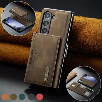 для samsung z fold 5 анти-падение складной кожаный чехол-кошелек для Samsung Galaxy Z Fold5 Zfold5 Fold 5 5G аксессуары для мобильных телефонов for samsung z fold 5