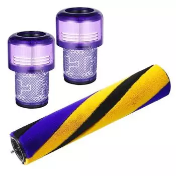 Для щеток Dyson V12 Detect Slim Roller Brushes, насадки для пылесоса Roll Floor Nozzle Accessories с HEPA-фильтром