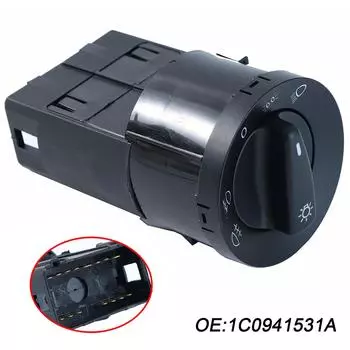 Для Seat Alhambra Ford Galaxy Skoda Octavia Fabia Roomster Superb переключатель фар противотуманная фара ручка модуль управления 1998 2002 2003 2004 2005 2006 2007