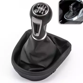 Для Seat Altea 2004-2012/Для Seat Toledo III 2004-2009 5/6-ступенчатая ручка переключения передач с кожаным чехлом 5 Speed