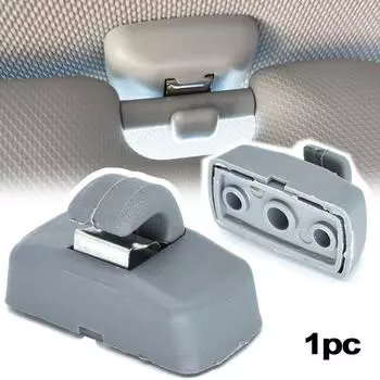 Для Seat Altea XL Arosa Ibiza 6L ST Leon 1M 1P Toledo 5P Alhambra Cordoba Vario Серый передний кронштейн Солнцезащитный козырек Зажимы с крючками для солнцезащитного козырька серый