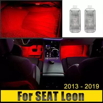 Для SEAT Leon 2013 2014 2015 2016 2017 2018 2019 12 В светодиодная автомобильная лампа для ног, атмосферное освещение, аксессуары для украшения интерьера