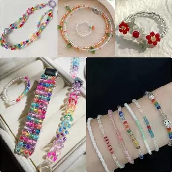 для серег Цилиндрический браслет Свободные бусины Изготовление брелоков Аксессуары Ожерелье 50 шт. DIY 6,5 мм Ювелирные изделия Мода Акриловый материал Кремовый цвет оранжевый