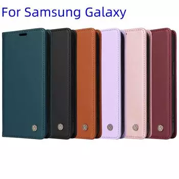 Для серии Samsung Galaxy серия из искусственной кожи с откидной подставкой и бумажником для телефона кожаный чехол с картой для Samsung Galaxy J330, S7, S9, S20 +, S21, S21 FE, A50, A71... Samsung Galaxy M33 5G синий