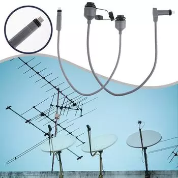 для сетевого кабеля StarLink RJ45 разъем SPX Plug V2 разъем кабеля для удлинительного комплекта Route D0R7 gray-2pcs