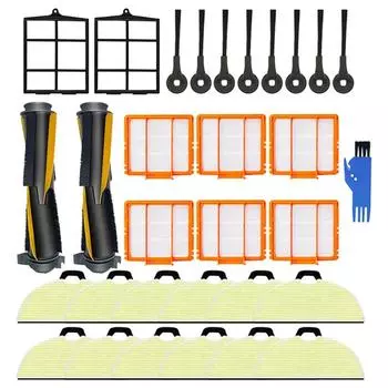 Для Shark RV2001WD/RV2002WD/RV2000WD/AV2001WD Основная боковая щетка Первичный фильтр Салфетки для швабры Аксессуары Запчасти