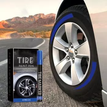 Для шин автобуса ручка-маркер 4X шина автомобильная ручка для надписей шина автомобиля краска инструмент для рисования надписей для шин мотоцикла автобуса внедорожника CHINA