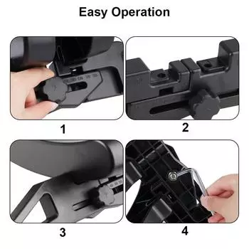 Для шин шириной 30-80 мм Аксессуары для велосипедистов Подставка для парковки велосипеда MTB Шоссейный велосипед Внутреннее гаражное хранение Подставка для парковки велосипеда чёрный