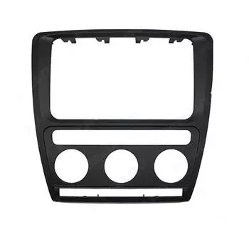 Для Шкоды Октавии(2004~2010 гг.) Аксессуар, лицевая панель с радиоприемником Double Din с автоматическим кондиционером, DVD-плеером, стереопанель, декоративная панель, чехол