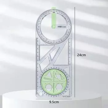 Для школы Многофункциональная начальная школа Деятельность Рисование Геометрическая линейка 23*8.7cm