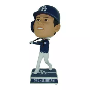 для Shohei Otani Los Angeles Dodgers Bubble Head Doll дюймов Bobblehead Batter Blue [Ограниченный тираж 10 000 штук] 10.5 [Товар]