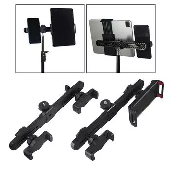 для штатива-держателя для смартфона Living Stream Mobile Live Bracket Crossbar Clip Smartpod Holder dual phone clip